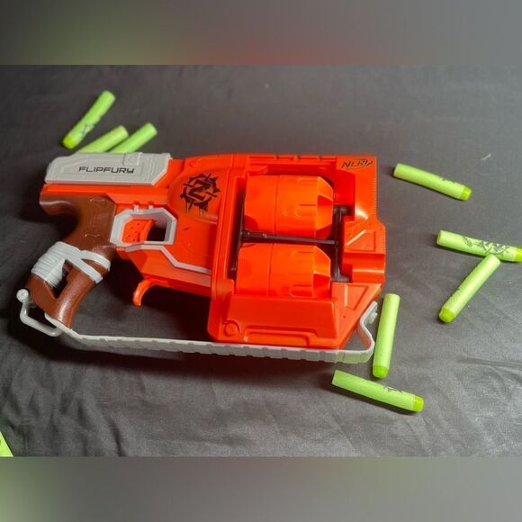 NERF Zombie Strike FlipFury Blaster EPC Tested Prior to Listing EPC Includes 18 - Picture 4 of 9